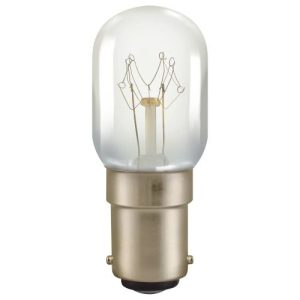 FRIDGE/APPLIANCE LAMP 15W SBC 240V CLEAR