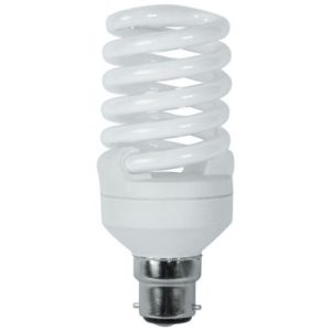 CFL SPIRAL BC 23W=1600L=112W 53X121MM WARM WHITE