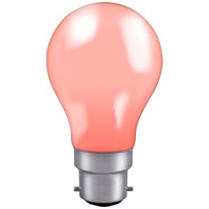 CROMPTON 15W GLS BC PINK