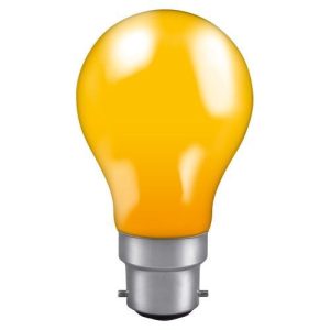 CROMPTON 25W BC AMBER GLS
