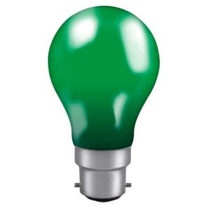 CROMPTON 25W BC GREEN GLS