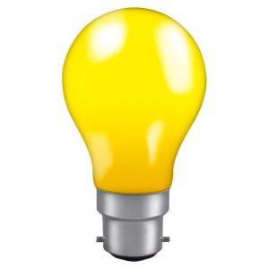 CROMPTON 25W BC YELLOW GLS