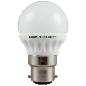 CROMPTON LED G/BALL 4W BC 400LM 3000K