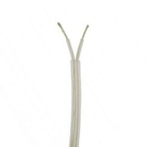 0.75MM 2C OVAL WH/BL PER MTR