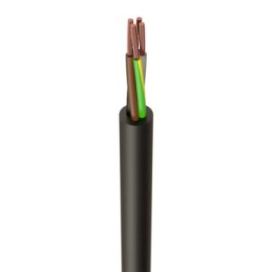 2.5MM 3184Y 4C RND WH/BL PER METRE