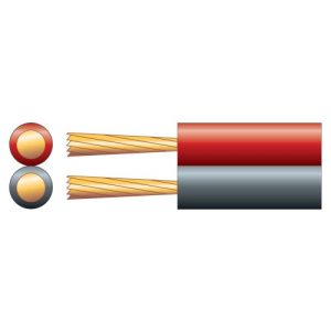 FIGURE 8 POWER SPEAKER CABLE RED BLACK 2 X 14X0.18