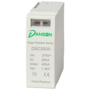 DANSON PLUG IN SURGE MODULE N-PE 20-40KA TYPE 2 AC 275V