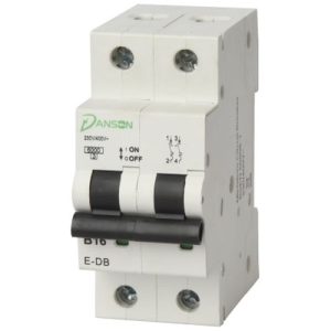 DANSON ELEGANT 32A DOUBLE POLE B-TYPE MCB