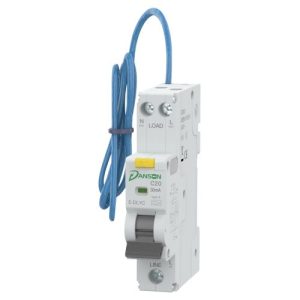 DANSON 20A DOUBLE POLE 30mA A-TYPE RCBO COMPACT