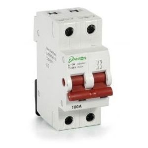 DANSON 100A 2-POLE MAINS SWITCH