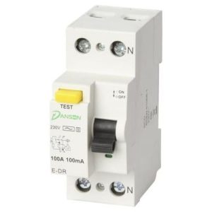 DANSON 100A 100mA 2-MOD TYPE-A TIME DELAY RCD