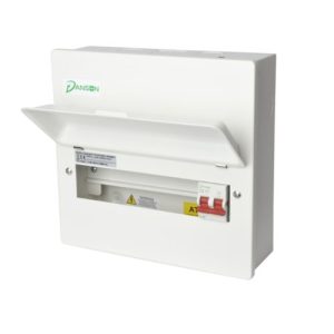 DANSON METAL 8-MODULE (5-WAY) 100A M/SWITCH BOARD WITH SPD
