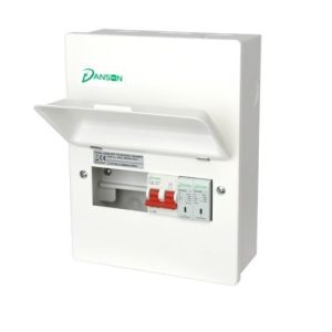 DANSON METAL 16-MODULE (13-WAY) 100A M/SWITCH BOARD WITH SPD