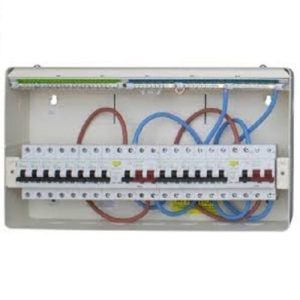 DANSON 3+3 HIGH INTEG 17TH ED AM3 2 X 80A-RCDS BOARD MCBS INCLUDED