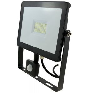 LED 50W PIR FLOODLIGHT 3500L 6000K BLACK