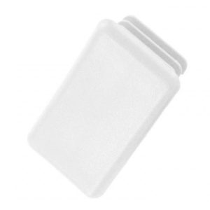 DELIGO 41MM X 41MM WHITE UNISTRUT END CAP