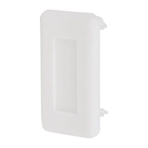 DELIGO 41MM X 21MM WHITE UNISTRUT END CAP