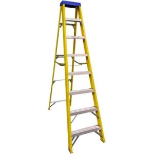 DELIGO 8-TREAD FIBREGLASS STEP LADDERS