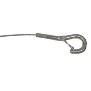HANGTYTE 3MTR WIRE ROPE+1 X SNAP HOOK