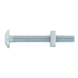 DELIGO M5 X 25 ROOFING NUT & BOLT ZN 200PK