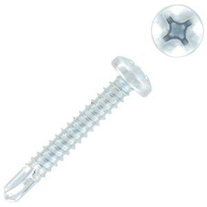 DELIGO 3.9X38MM POZI PAN SELF DRILLING SCREWS (200)
