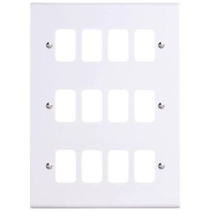 DETA SLIMLINE 12G GRID FRONT PLATE