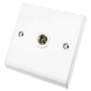 DETA SLIMLINE 1G COAX SOCKET