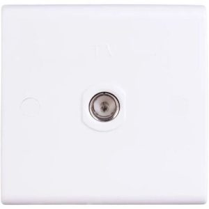 DETA SLIMLINE 1G NON-ISOLATED COAX SOCKET