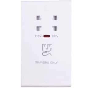 DETA DUAL VOLTAGE SHAVER SOCKET