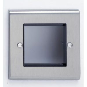 DETA 2-MODULE STAINLESS STEEL DATA PLATE