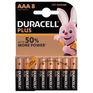 DURACELL AAA PLUS POWER +100% - PACK OF 8