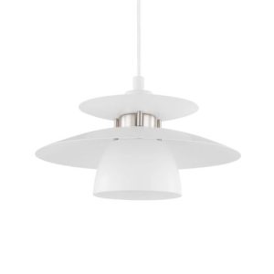 EGLO BRENDA S/N AND GLASS WH E27 PENDAN