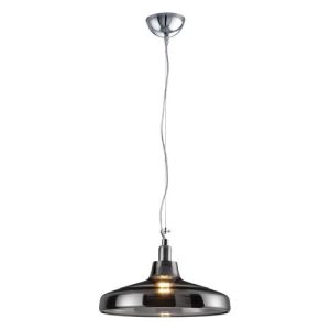 DOVER SMOKE GLASS E27 60W PENDANT