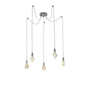 CORD 5 LIGHT ADJUSTABLE PENDANT