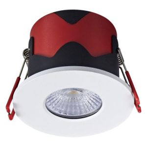 8W LED FIXED FIRE RATED IP65 DOWNLIGHT 4 COLOUR TE