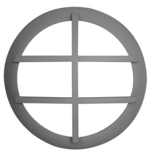 TALPA 12W LED BULKHEAD GRILL ANTHRACITE BEZEL RING
