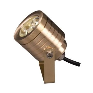 ELSTEAD 3X1WHP LED S/NAT BRASS SPOT
