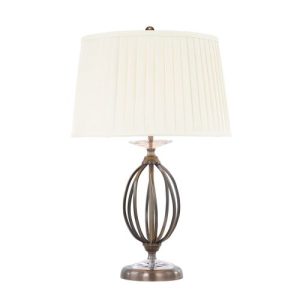 ELSTEAD AEGEAN 1 LIGHT TABLE LAMP - AGED BRASS