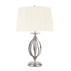 ELSTEAD AEGEAN 1 LIGHT TABLE LAMP - POLISHED NICKEL