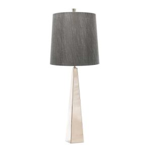 ELSTEAD ASCENT 1 LIGHT TABLE LAMP - POLISHED NICKLE