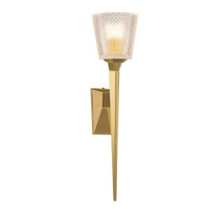 ELSTEAD VERITY 1 LIGHT WALL LIGHT - BRUSHED BRASS