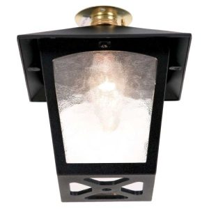 ELSTEAD YORK 1 LIGHT FLUSH PORCH LANTERN