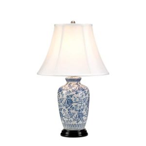 ELSTEAD BLUE GINGER JAR 1 LIGHT TABLE LAMP