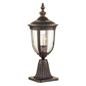 ELSTEAD CLEVELAND 1 LIGHT SMALL PEDESTAL LANTERN