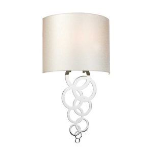 ELSTEAD CURTIS MEDIUM 1 LIGHT WALL LIGHT - POLISHED CHROME