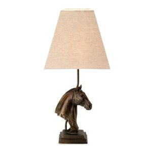 ELSTEAD ECLIPSE 1 LIGHT TABLE LAMP WITH TAPERED SQUARE SHADE