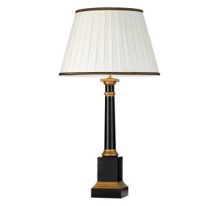ELSTEAD PERONNE 1 LIGHT TABLE LAMP WITH TALL EMPIRE SHADE