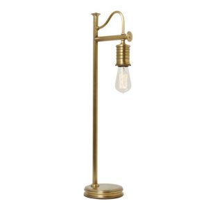 ELSTEAD DOUILLE 1 LIGHT TABLE LAMP - AGED BRASS