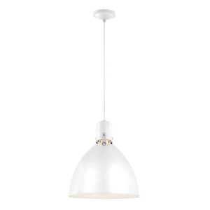 ELSTEAD BRYNNE 1 LIGHT MEDIUM LED PENDANT IN WHITE