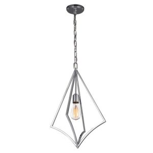 ELSTEAD NICO 1 LIGHT MEDIUM PENDANT POLISHED CHROM